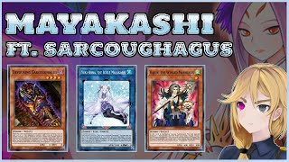 DUEL LINKS MAYAKASHI FTDEVOURING SARCOUGHAGUS INVOCA Y ROBA EN TURNO RIVAL D VTUBER [upl. by Sesilu969]