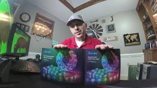 Unboxing and Review of GOVEE Dreamcolor RGBIC LED Smart light strips  Music Sync [upl. by Aniz598]