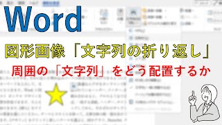 Wordの図形画像「文字列の折り返し」 [upl. by Athiste]
