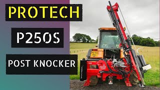 Protech Machinery P250S Post Driver with Rockspike amp Hydraulic Leg [upl. by Faires]