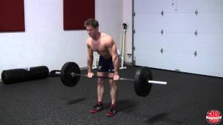 How To Barbell StiffLeg Deadlift [upl. by Gelb]