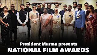 President Droupadi Murmu presents the 69th National Film Awards at Vigyan Bhavan New Delhi [upl. by Acceber]