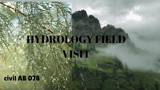 Hydrology field visitcivilengg  creating memories with friends vlogBCE 078 AB [upl. by Urbas]