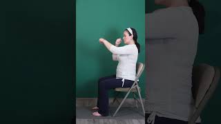 Seated Boxing Punches  Chair Yoga For Seniors and Beginners [upl. by Sihun]