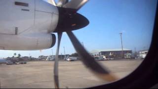 Caribbean Airlines ATR 72 Engine Start And Take Off [upl. by Morrie]