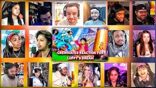 Strawhats Reaction for Luffys Dream One Piece Episode 1088 Reaction Mashup [upl. by Undry]