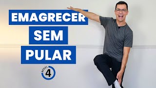 GINÁSTICA para ELIMINAR BARRIGA SEM PULAR  Nível 4  Treino rápido sem impacto [upl. by Bertie]