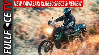 2017 Kawasaki KLR650 Review Specs and Rumors [upl. by Htidirem]