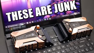 These are JUNK buy this instead  Klim VS IETS GT500 Laptop Cooolers [upl. by Amluz]