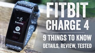 Fitbit Charge 4 Review 9 New Things To Know [upl. by Ettesus]