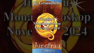 Jungfrau GESUNDHEIT 🩺 Horoskop November 2024 [upl. by Perkoff871]