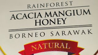 Natural Rainforest Acacia mangium honey Borneo Sarawak  Breakfast 28 July 2020 [upl. by Teirtza]