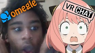 ANYA FORGER VOICE TROLLING ON OMEGLE x VRCHAT 1 [upl. by Egidius]