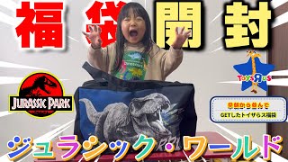 【恐竜福袋】2024⭐︎トイザらスに並んで買ってきた〜Jurassic world 〜余裕の定価越え [upl. by Adnorehs]