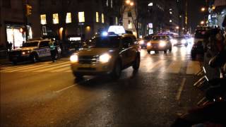 RARE BRAND NEW NYPD UNMARKED UNDERCOVER BLACK VAN PATROLLING ON 5TH AVE IN MIDTOWN MANHATTAN NYC [upl. by Evander213]