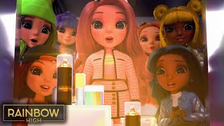 Secrets in the Hair Salon 💇  Season 1 Episode 4  Rainbow High [upl. by Esirehs]