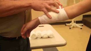 Bandaging Pressure Bandage [upl. by Anirrehs]