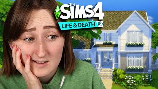 Is it possible to build a normal house with The Sims 4 Life amp Death [upl. by Kenon729]