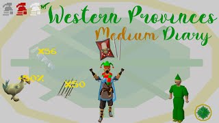 OSRS Western Province Medium Diary Guide  Ironman Approved [upl. by Claudianus]