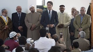 Justin Trudeau visits mosque for Eid alAdha celebration [upl. by Sitruk783]