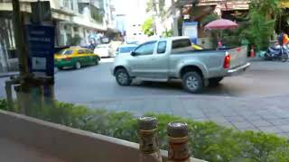 Window on Thai life In Bangkok Thailand During Breakfast [upl. by Eidolem]