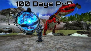 I Survived 100 Days PvP Ark Mobile  Upgraiding Base  Raiding [upl. by Meghan]