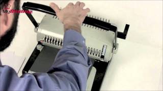 How To Use A Comb Binding Machine [upl. by Oswald]