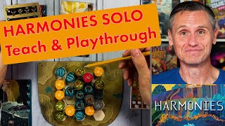 Harmonies Solo How to Play amp Full Playthough harmonies boardgame boardgaming soloboardgames [upl. by Sixla272]