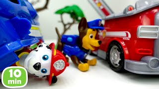 Spielzeug Videos für Kinder mit der Paw Patrol Kompilation  Kinder Cartoons  3 Folgen am Stück [upl. by Einama596]