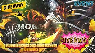 Free Giveaway Moba Legends 5v5 MOBA55 MobaLegends5v5  Natalia Skin Free Giveaway  Ajju Bhai [upl. by Taima]