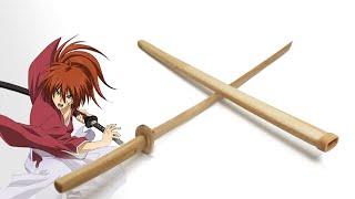 Make a Rurouni Kenshin Reverse Blade Katana from Popsicle Stick StayHome and DIY WithMe [upl. by Noswal]