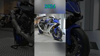 Evolution of yamaha r1 superbike 🏍️  evolution yamaha shorts [upl. by Barrada]