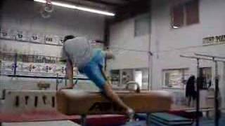 jz pommels pommel horse flair handstand [upl. by Eseekram820]