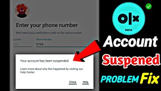 olx account suspended problem solve 💯  olx ka account unban kaise kare [upl. by Ettelracs]