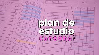 study planner coreano  agenda de 10 minutos imprimibles📒 [upl. by Dacey]