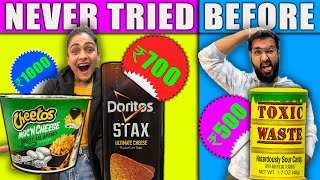 We Tried Things NEVER Tried Before Food Challenge 😱  Foodie We [upl. by Llewol788]