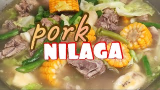 Nilagang BaboyPork NilagaNilagang ButoButoPork StewPanlasang PinoyLutong Pinoy 2019 [upl. by Hebrew851]