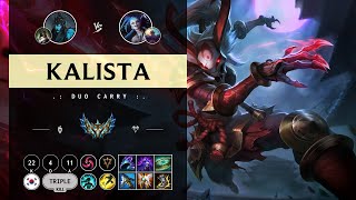 Kalista ADC vs Jinx  KR Challenger Patch 1410 [upl. by Rot]