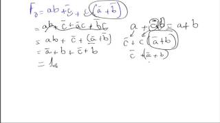 ALGEBRE DE BOOLE  7 Serie 1 dexercices part1 [upl. by Nerrol]