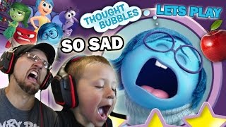 Lets Play DISNEY INSIDE OUT THOUGHT BUBBLES Apple Shadows amp So Sad Sadness [upl. by Ole648]