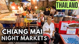 The Night Markets in Chiang Mai Are AWESOME  Thailand [upl. by Luckin]