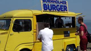 Bornholmer Burger in Gudhjem Bornholm Denmark [upl. by Adlig]