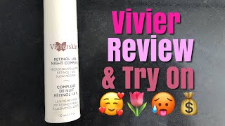 Vivier Skincare Review  Vivier Retinol 1 Night Complex [upl. by Anuayek]