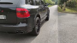 Porsche Cayenne GTS 957 48 v8  secondary cata by pass  exhaust sound [upl. by Aruol224]