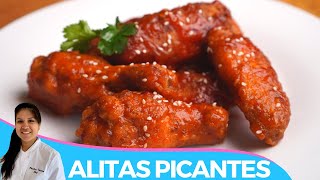 ALITAS DE POLLO PICANTES Y CRUJIENTES ALITAS BUFFALO [upl. by Mathis]