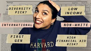 how i ACTUALLY got into harvard reading my admissions file international first gen low income [upl. by Grey639]