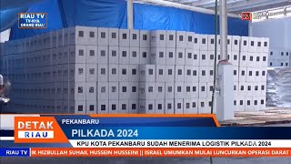 KPU KOTA PEKANBARU SUDAH MENERIMA LOGISTIK PILKADA 2024 [upl. by Liscomb]