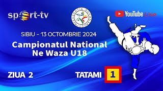 TATAMI 1  Campionatul National Ne Waza U18 Sibiu 13102024 [upl. by Yattirb671]