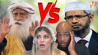 SADHGURU DESTROYS Zakir Naiks SHIRK Branding  REACTION [upl. by Yadnil120]