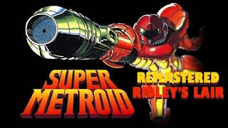 REMASTER Super Metroid Ridleys Lair Lower Norfair [upl. by Krys]